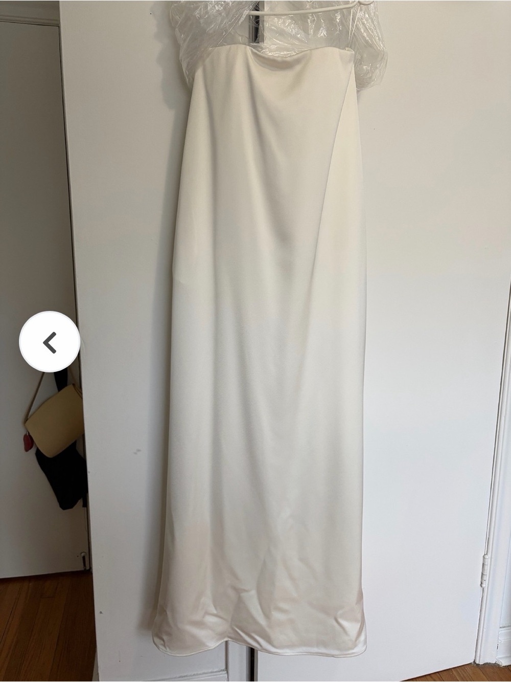 Anna Quan Delfina Dress in Ivory Satin - Picture 4 of 4
